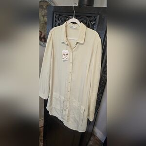 Obey Rollins Button Up Long Sleeve Dress Nwt